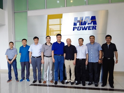 東方煙臺威思頓電氣股份有限公司領(lǐng)導(dǎo)專家們到赫茲曼電力參觀、考察