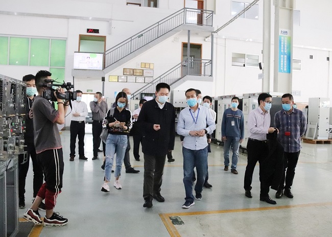 防疫做貢獻(xiàn)，復(fù)工感恩情|佛山市常務(wù)副市長(zhǎng)一行蒞臨我司送溫暖